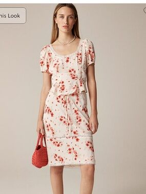 NWT Rouje x J Crew poeme slip skirt 90s